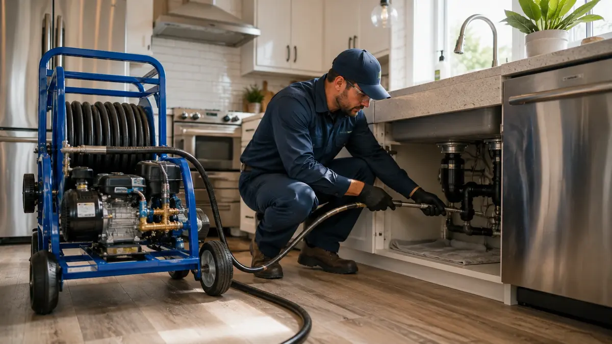 Kitchen Drain Hydro Jetting in Ramona