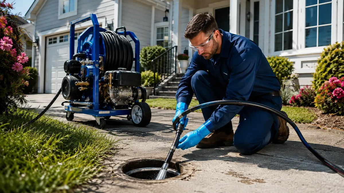 Residential Hydro Jet Drain Cleaning in Ramona