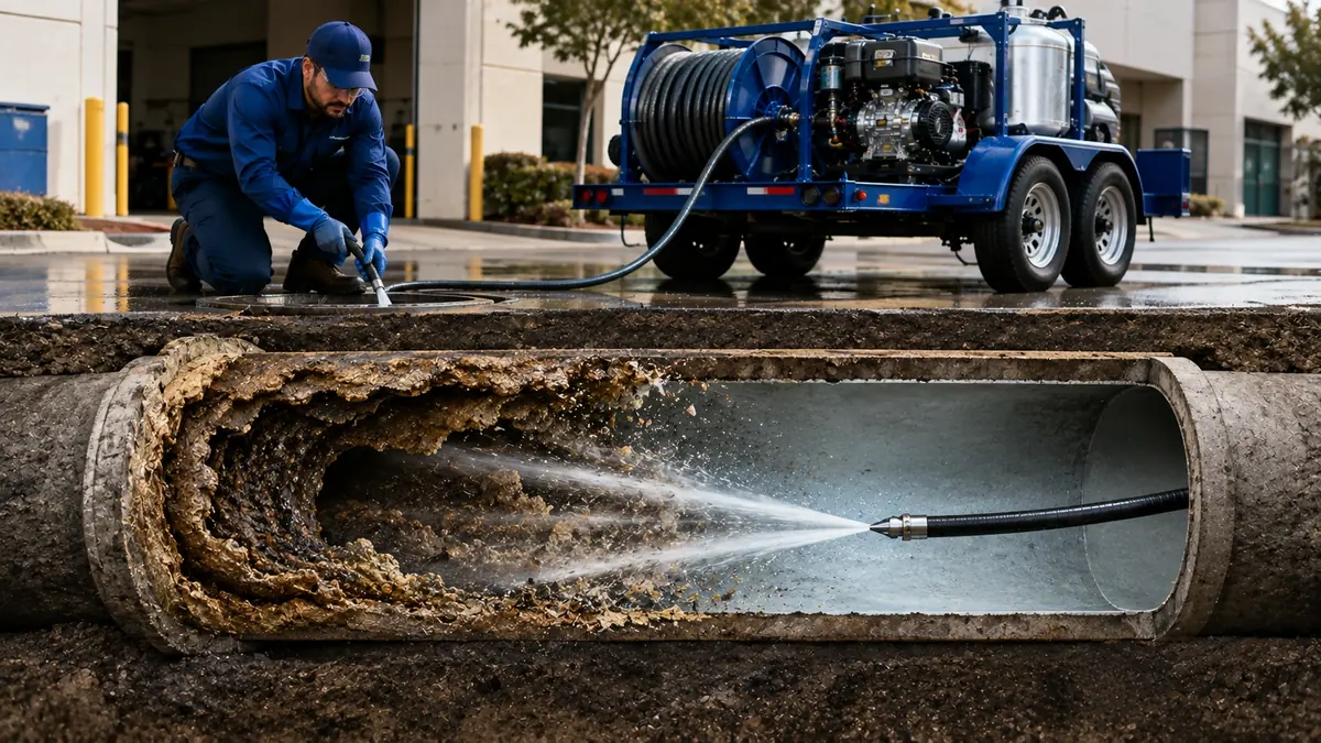 Sewer Pipe Descaling in Ramona
